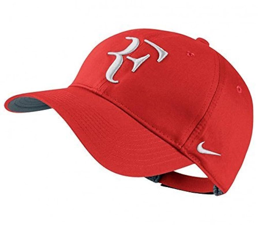 NIKE RF赤CAP ナイキ製 フェデラー【RF CAP】 RED/WHITE Nike Roger Federer Hybrid Cap (White) : Amazon.in: Clothing